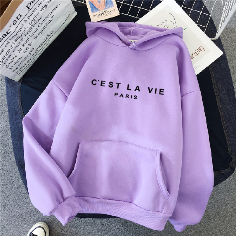 Urban Chic Women's Printed Hoodie